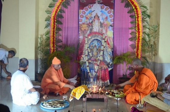 Ramkrishna Mission observed Jagaddharti Puja Ramkrishna Mission observed Jagaddharti Puja